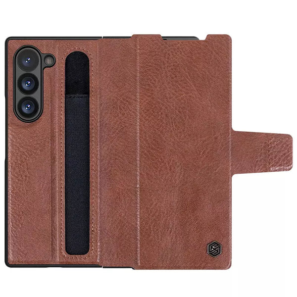 Aoge Leather Cover case for Samsung Galaxy Z Fold6 (Fold 6 5G)