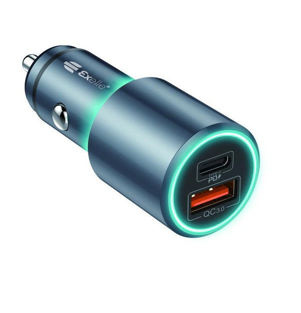 USB C Car Charger Adapter, 53 W Cigarette Lighter USB Charger, 323 Car Charger with 30W PowerIQ 3.0 Fast Charging for iPhone 16//15/14 Series, Samsung, Huawei, Xiaomi, Redmi, Vivo, Oppo