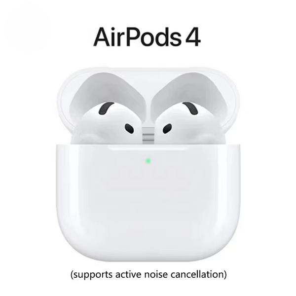 AirPods 4 Wireless Earbuds Master Copy, Bluetooth Headphones, Personalized Spatial Audio, Sweat and Water Resistant, USB-C Charging Case, H2 Chip, Up to 30 Hours of Battery Life